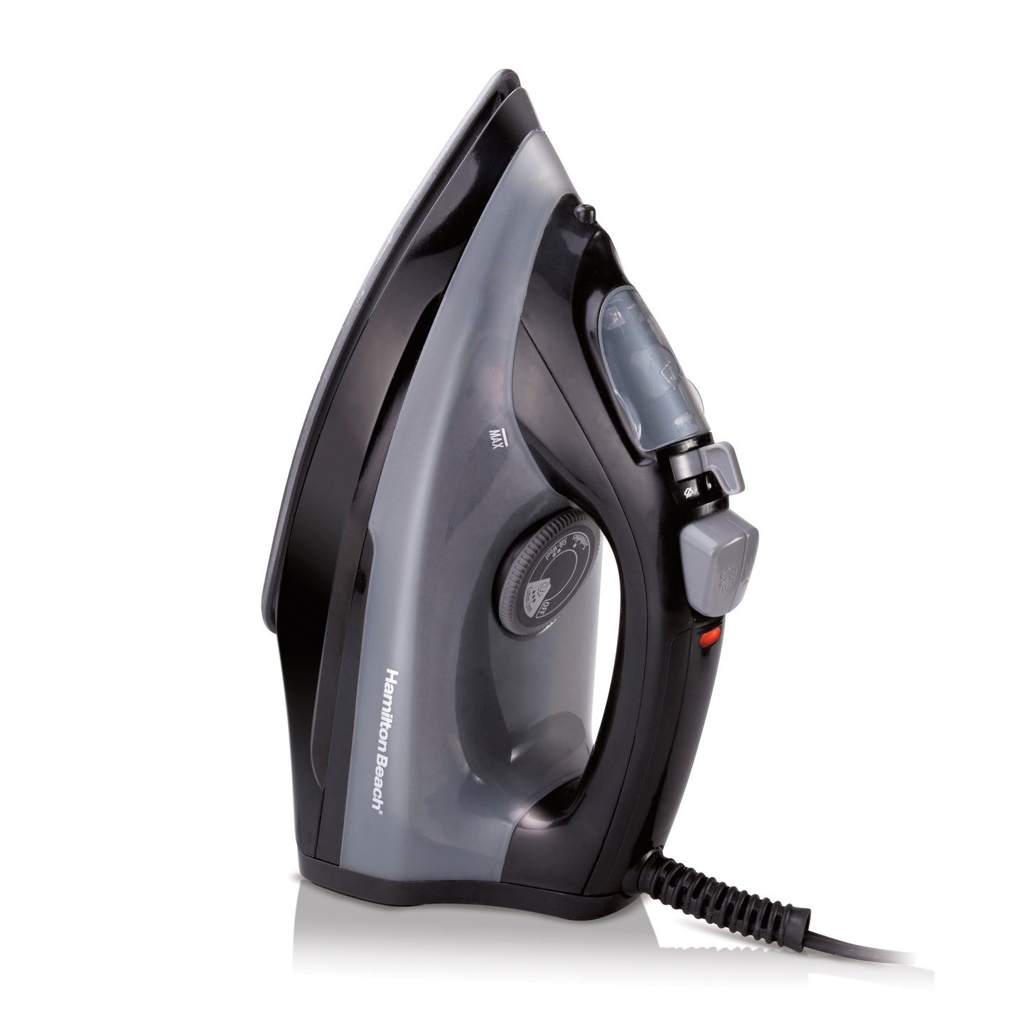 Plancha de Vapor Hamilton Beach 14105, suela antiadherente Extra-Glide™