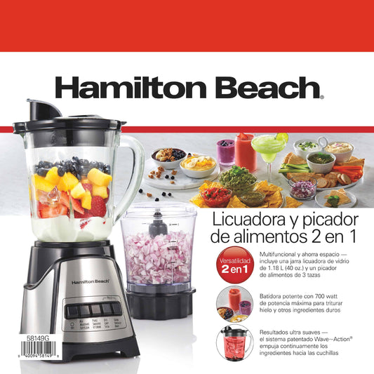 Licuadora Hamilton Beach Power Elite con Picador